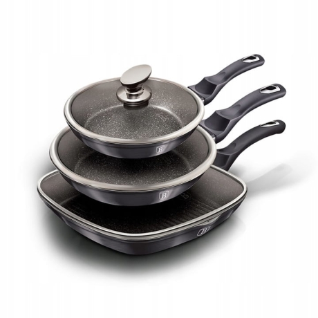 Przejdź do produktu Zestaw 3 patelni indukcja Berlinger Haus BH-6923