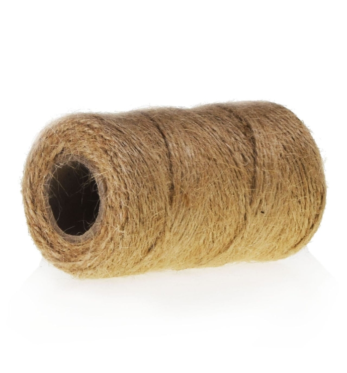 Sznurek Jutowy naturalny ozdobny 1mm 85m 100g