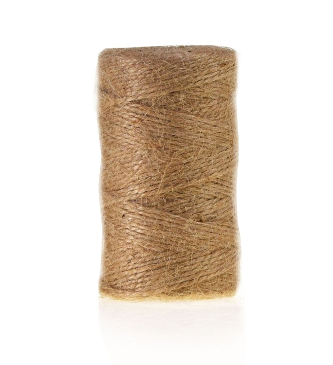 Sznurek Jutowy naturalny ozdobny 1mm 85m 100g