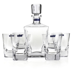 Ekskluzywny zestaw do whisky 6+1 KROSNO Handmade CARO