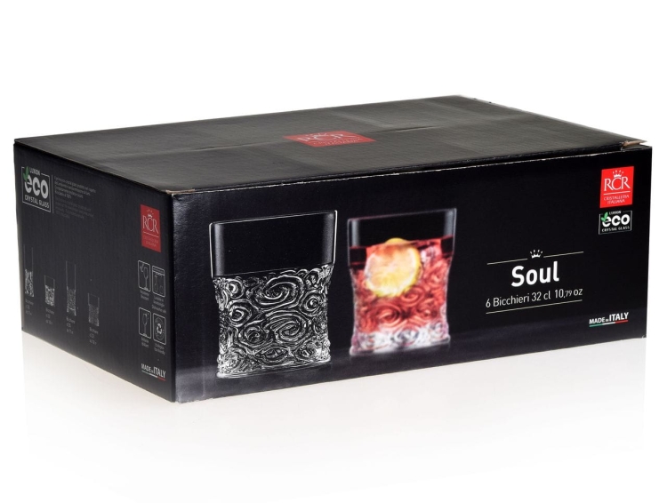 Szklanki kryształ do whisky RCR SOUND SOUL 320ml