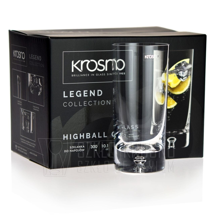 Szklanki do soku, wody, drinków KROSNO HANDMADE Legend 300 ml