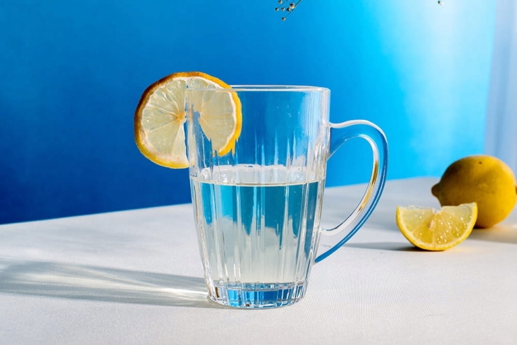 KUBKI Szklanki z uchem VENUS 350ml do herbaty 6szt