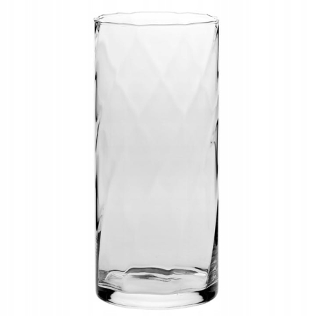 Przejdź do produktu Szklany wazon na kwiaty optyk Home KROSNO 25cm