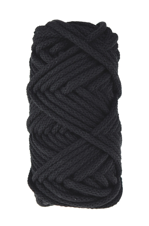 Sznurek do rękodzieła makramy z rdzeniem Czarny 5mm 20m