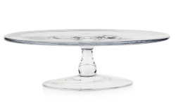Patera na nodze tortownica szklana na ciasta owoce tort 29,5 cm