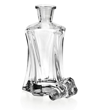 Przejdź do produktu Ekskluzywna KRYSZTAŁOWA karafka do whisky Bohemia COOPER 650 ml 