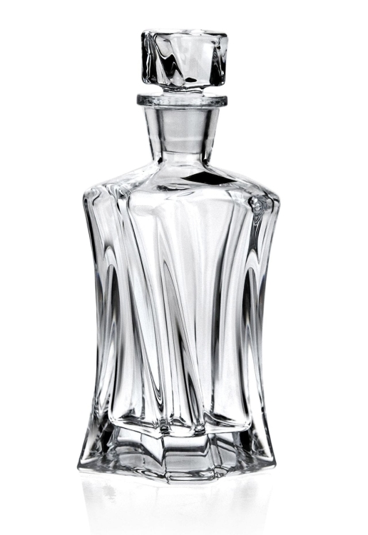 Ekskluzywna KRYSZTAŁOWA karafka do whisky Bohemia COOPER 650 ml