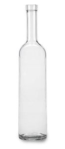 Wysoka butelka szklana FUTURA z korkiem na bimber nalewki WINO 700ml
