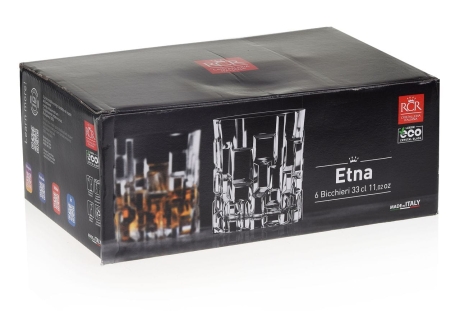 Przejdź do produktu Szklanki do whisky kryształowe RCR ETNA 330ml