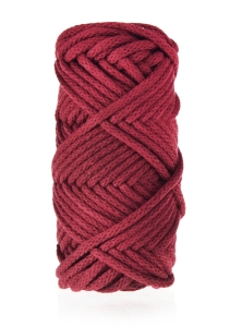 Sznurek do rękodzieła makramy z rdzeniem Bordowy 3mm 20m