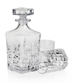 RCR ETNA Kryształowy zestaw 6 szklanek + karafka