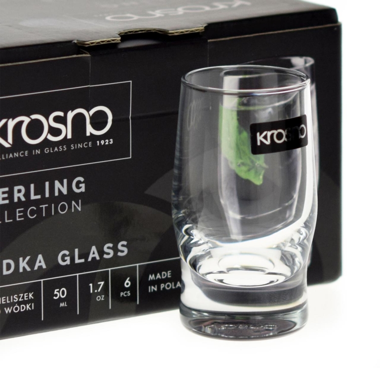 Kieliszki do wódki KROSNO Sterling 50ml