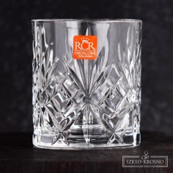 Ekskluzywne szklanki do whisky RCR Melodia 310ml w skrzynce z GRAWEREM