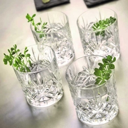 Ekskluzywne szklanki do whisky RCR Melodia 310ml w skrzynce z GRAWEREM