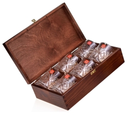 Ekskluzywne szklanki do whisky RCR Melodia 310ml w skrzynce z GRAWEREM