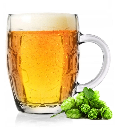 Przejdź do produktu Solidny kufel z rączką do piwa SINTRA 550ml | 1 szt.