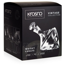 Piękna bujana karafka do whisky KROSNO Vintage 1000 ml