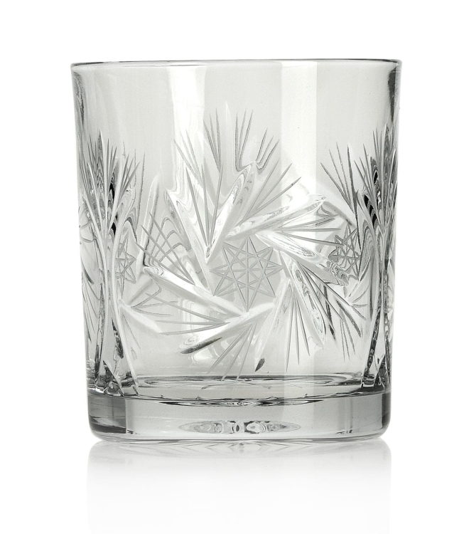 Zestaw do whisky JULIA młynek kryształ 6+1 w skrzynce z GRAWEREM