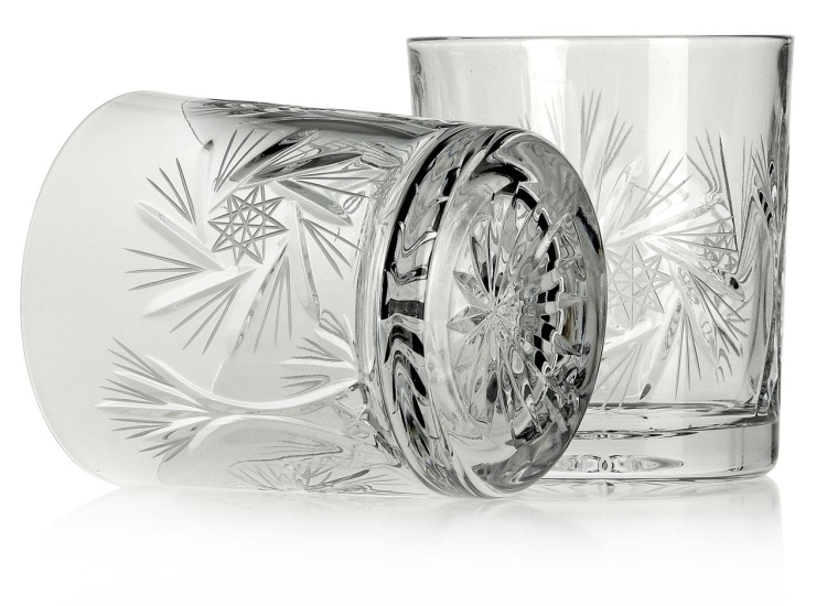 Zestaw do whisky JULIA młynek kryształ 6+1 w skrzynce z GRAWEREM