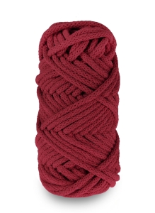 Sznurek do rękodzieła makramy z rdzeniem Bordowy 5mm 20m