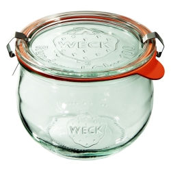 WECK słoiki szklane Tulip z pokrywką na domowe weki 580ml - 6szt