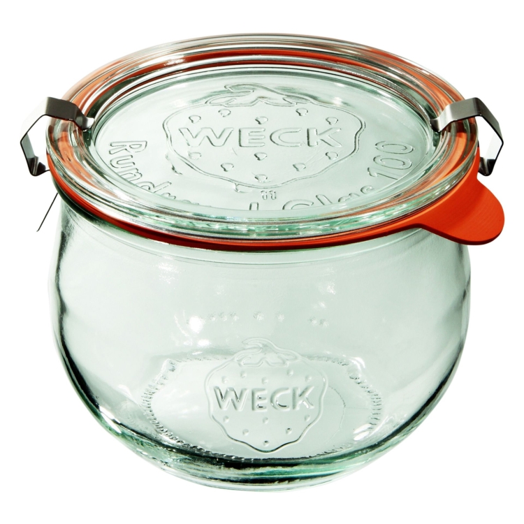 WECK słoiki szklane Tulip z pokrywką na domowe weki 580ml - 6szt