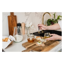 WECK słoiki szklane Tulip z pokrywką na domowe weki 580ml - 6szt