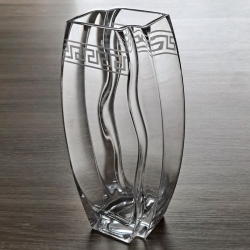 Piękny szklany wazon dekoracyjny "Eterion" 32cm