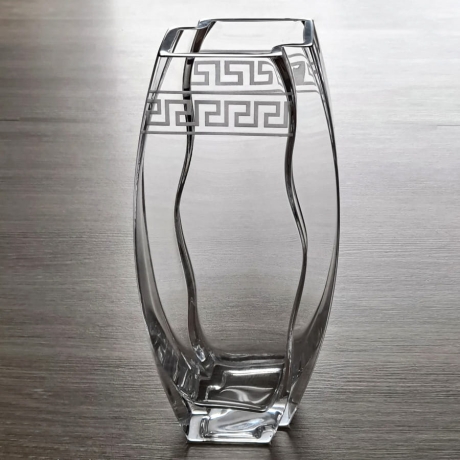 Przejdź do produktu Piękny szklany wazon dekoracyjny "Eterion" 32cm