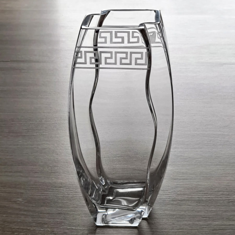 Piękny szklany wazon dekoracyjny "Eterion" 32cm