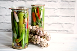 WECK słoiki szklane cylindryczne z pokrywką na domowe weki 340ml - 6szt