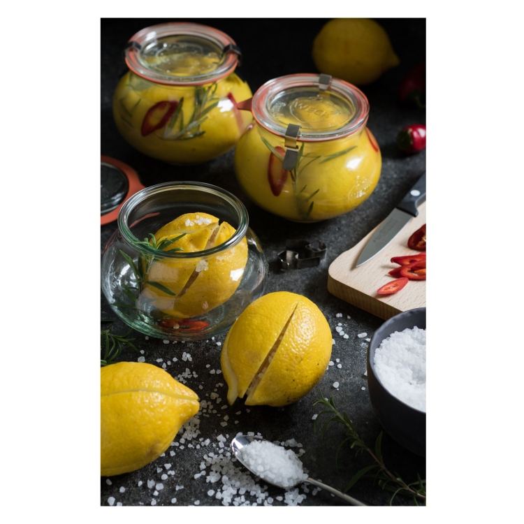 WECK słoiki Deco szklane z pokrywką na domowe weki 220ml - 12szt