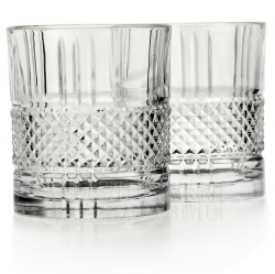 Kryształowe szklanki do whisky Bohemia Elegante 340ml 2szt