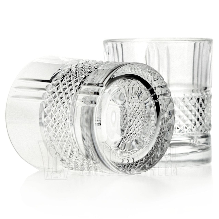 Kryształowe szklanki do whisky Bohemia Elegante 340ml 2szt