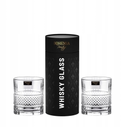 Kryształowe szklanki do whisky Bohemia Elegante 340ml 2szt