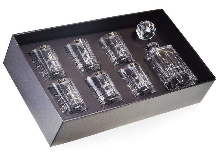 BOHEMIA Prestige Herman zestaw do Whisky 6+1