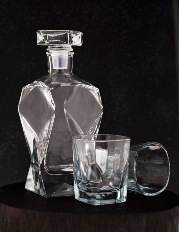 Zestaw do whisky ALTOM Marco 6+1 w skrzynce z GRAWEREM