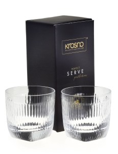 Szklanki do whisky wody soku KROSNO szklanki Perfect Serve Gentleman 200 ml