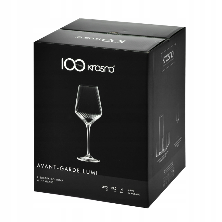 Kieliszki do wina białego KROSNO Avant-Garde Lumi 390ml 4szt