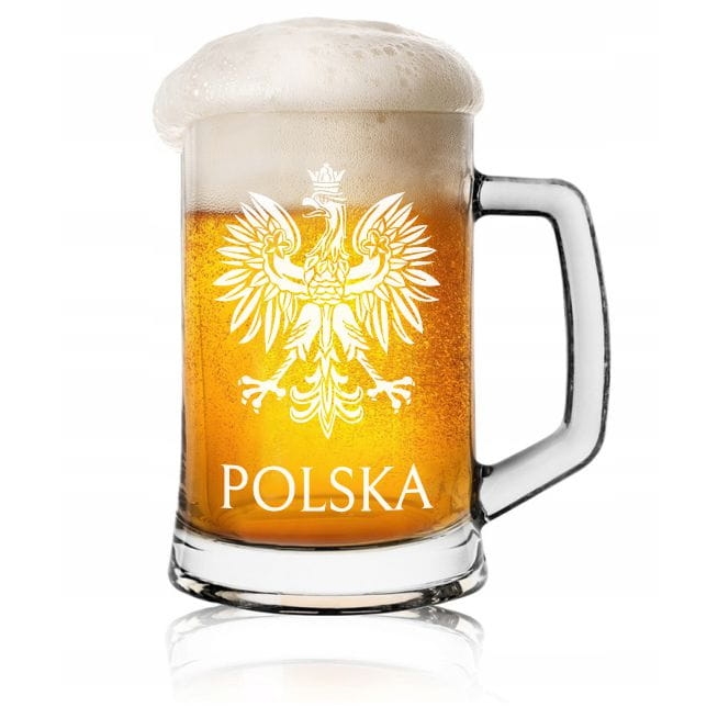 Kufel do piwa ORZEŁ na prezent 685ml 1szt
