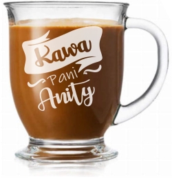 Szklanka "Kubas" z grawerem dla nauczyciela 400ml 1szt