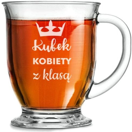 Przejdź do produktu Szklanka "Kubas" z grawerem dla nauczyciela 400ml 1szt