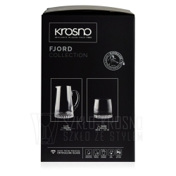 Ekskluzywny zestaw do serwowania wody, soku i innych zimnych napojów 6+1 KROSNO Fjord