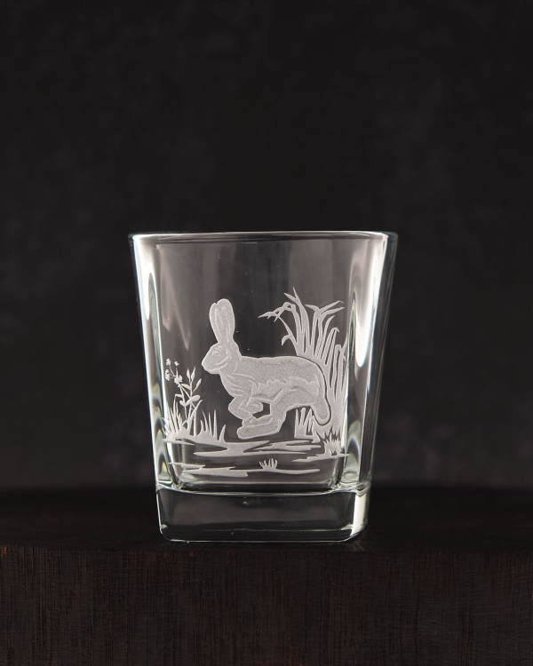 Szklanki do whisky "Myśliwskie" 300ml w skrzynce (9)