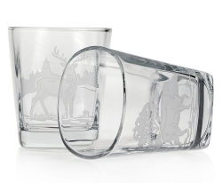 Szklanki do whisky "Myśliwskie" 300ml w skrzynce (9)