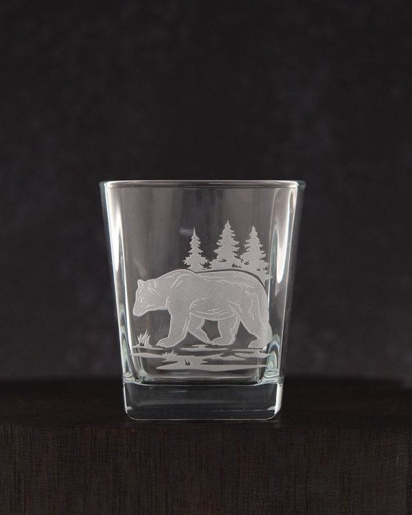 Szklanki do whisky "Myśliwskie" 300ml w skrzynce (9)