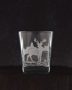 Myśliwski komplet do whisky 6+1 karafka 750ml + szklanki 300ml