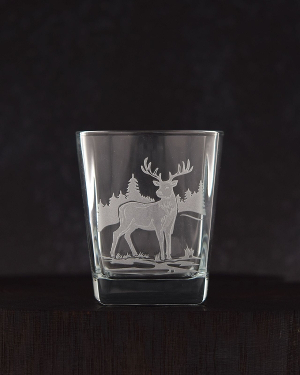 Myśliwski komplet do whisky 6+1 karafka 750ml + szklanki 300ml