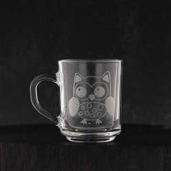 Szklanka Kubki dla dzieci sowy 250ml 6szt